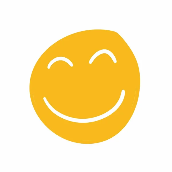 Іконка Жовтого Кольору Обличчя Виразу — стокове фото