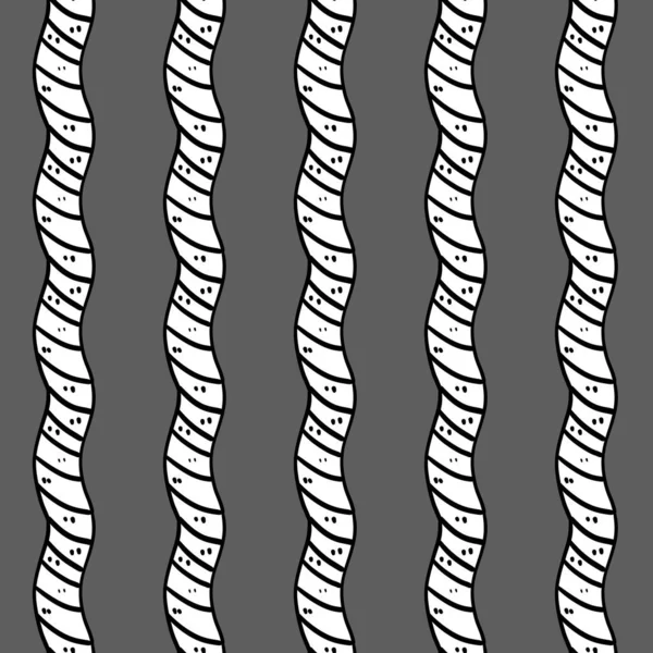 Seamless Pattern Hand Drawn Rope — Stock Photo, Image