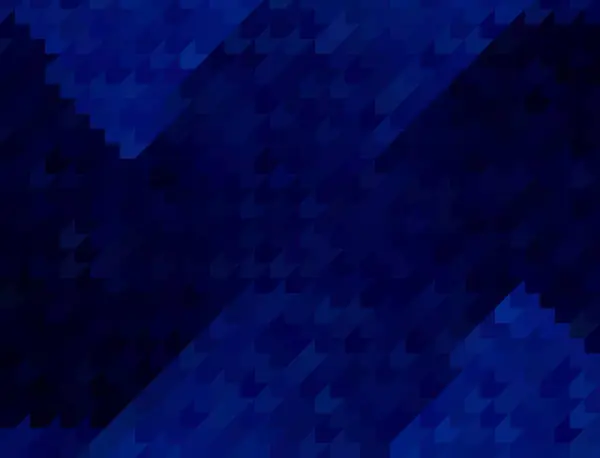 Tmavě Modré Pozadí Polygonálním Stylu Abstraktní Ilustrace Obdélníky Čtverci Vzor — Stock fotografie