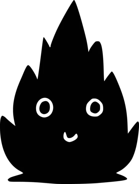 Zwart Wit Van Monster Cartoon — Stockfoto