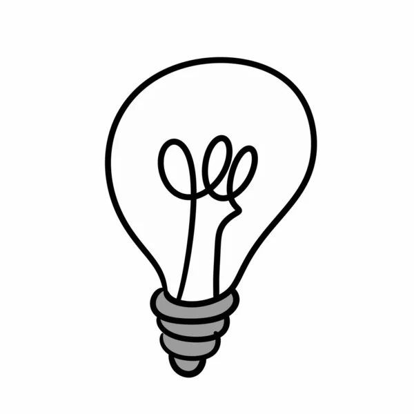 Glühbirne Mit Energiesymbol — Stockfoto