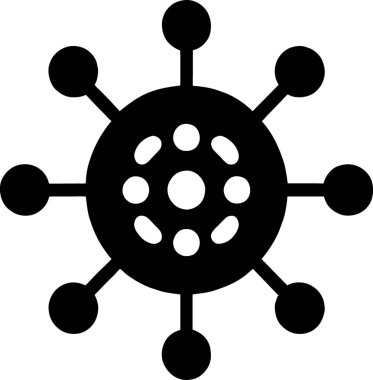 Mutlu bir virüs ikonunun çizimi