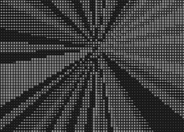 Черный Белый Полутоновый Пунктирный Фон — стоковое фото