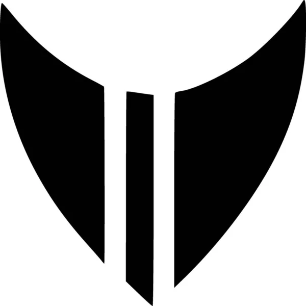 Illustration Black Shield Icon — Stock Photo, Image