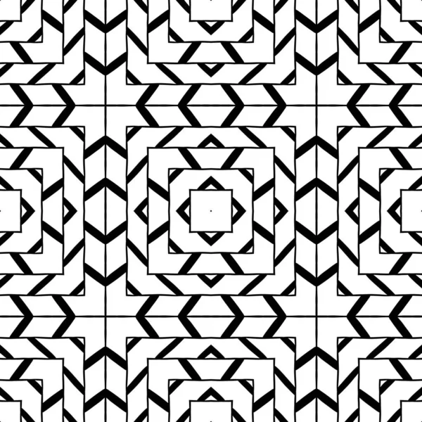 Abstracto Geométrico Ornamental Patrón Sin Costura Fondo Diseño Ilustración —  Fotos de Stock