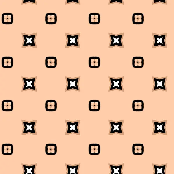 Nahtlose Muster Mit Geometrischen Formen Illustration — Stockfoto