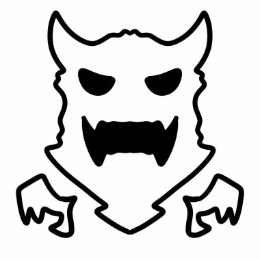 hayalet çizgi film simgesi, özet biçimi