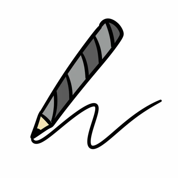 Cartoon Doodle Pencil Illustration — Stock Photo, Image