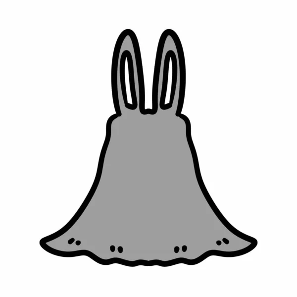 Desenhos Animados Isolados Desenho Animado Saco Plástico — Fotografia de Stock