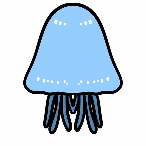 파란색 해파리의 — 스톡 사진
