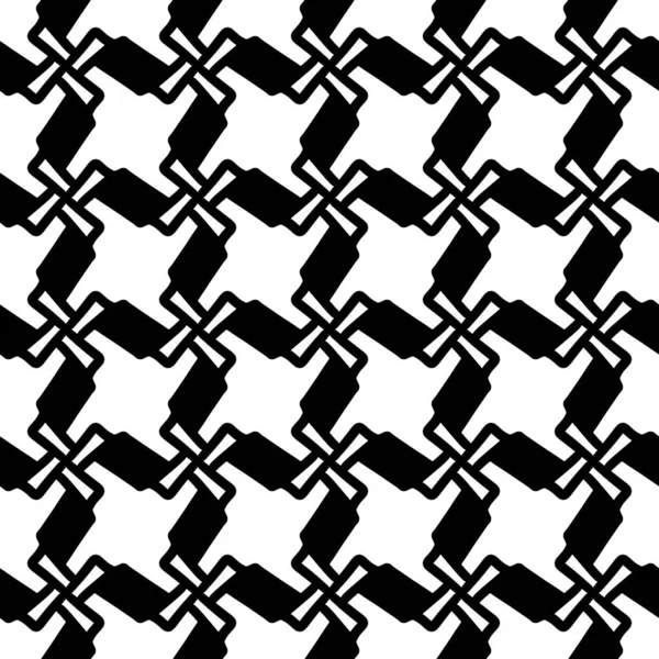 Seamless Geometric Black White Pattern — Stock Photo, Image