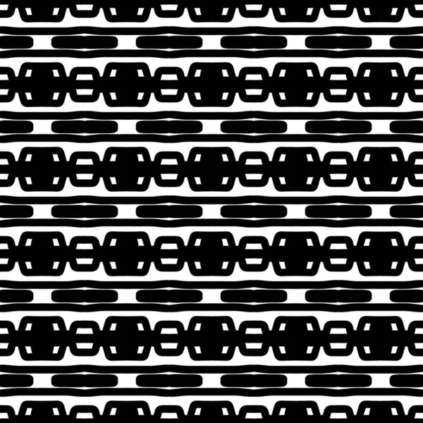 黒と白の形をしたシームレスなパターン イラスト — ストック写真