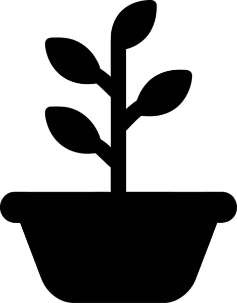 Planta Icono Web Ilustración Simple —  Fotos de Stock