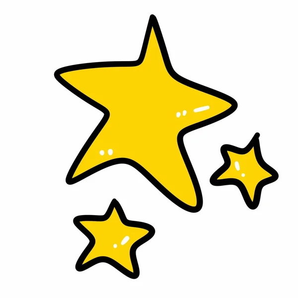 Иллюстрация Звезды Мультфильма — стоковое фото