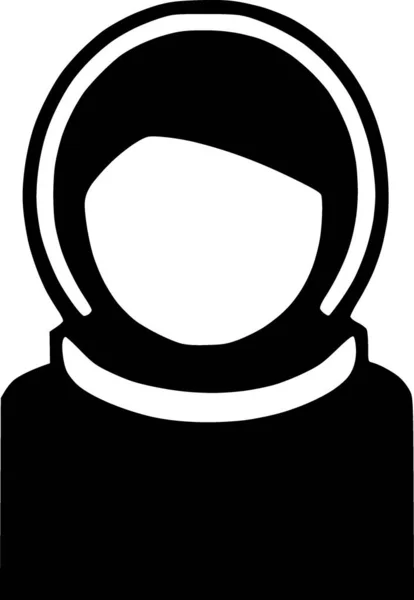 Ikona Przestrzeni Astronomicznej Zarysie — Zdjęcie stockowe