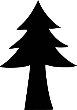 Katı biçimde ağaç orman simgesi