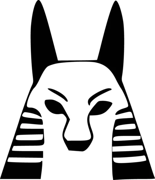 Ícone Hieróglifo Egípcio Estilo Sólido — Fotografia de Stock