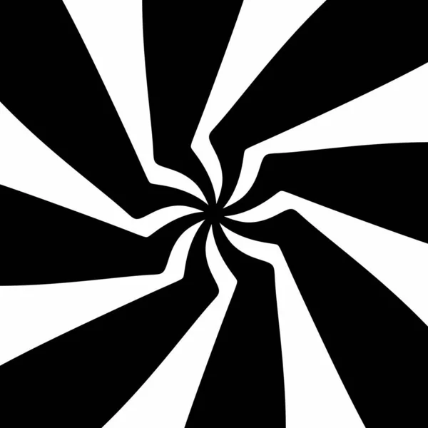 抽象的な螺旋の背景 黒と白の背景 — ストック写真