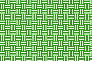 Soyut geometrik desenlerin yeşil ve beyaz renkleri. arkaplan tekrarlanıyor.