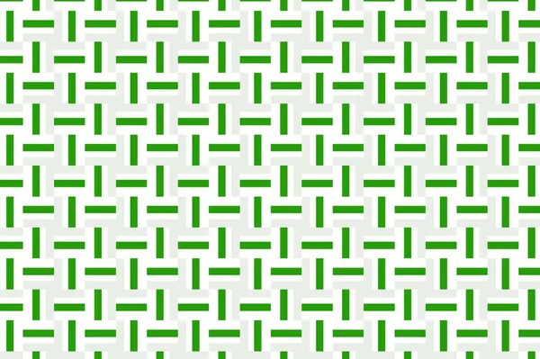 Zielony Biały Kolor Abstrakcyjnego Geometrycznego Wzoru Powtarzające Się Tło — Zdjęcie stockowe