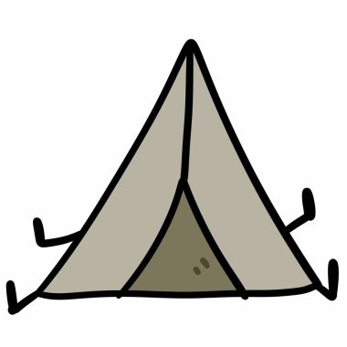 karikatür çadırı, çizim