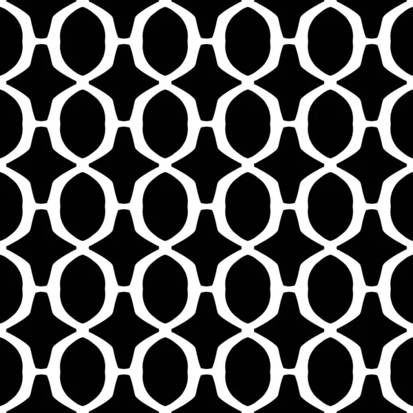 Bezproblemowy Geometryczny Wzór Tła Abstrakcyjny Czarno Biały Wzór — Zdjęcie stockowe