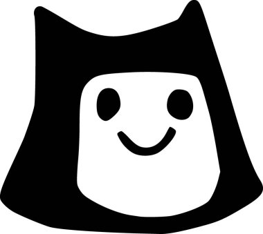 hayalet cadılar bayramı şapka simgesi katı stil