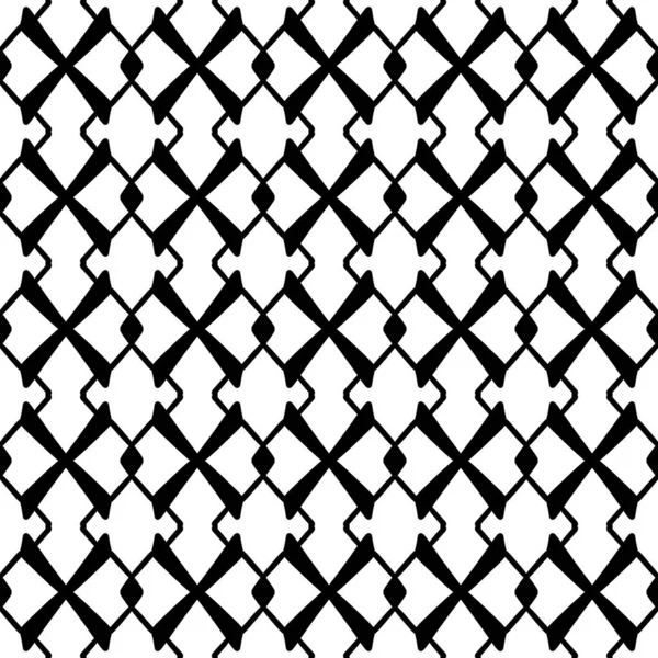 Seamless Black White Pattern — Stock Photo, Image