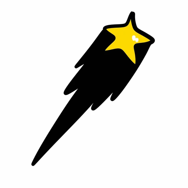 Beyaz Arkaplanda Yıldız Simgesi — Stok fotoğraf