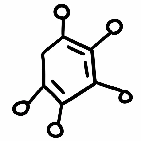 Εικόνα Χημικού Τύπου Περίγραμμα Εικονίδιο Χημικού Τύπου Για Σχεδιασμό Ιστοσελίδων — Φωτογραφία Αρχείου