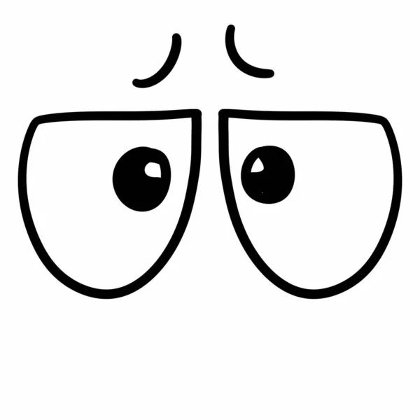 Cartoon Character Eyes — Stock Photo, Image