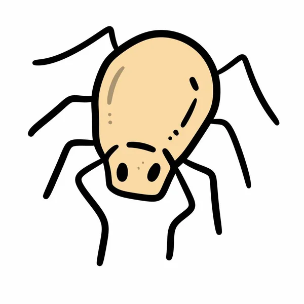 Απεικόνιση Του Χαρακτήρα Αράχνης Κινουμένων Σχεδίων — Φωτογραφία Αρχείου