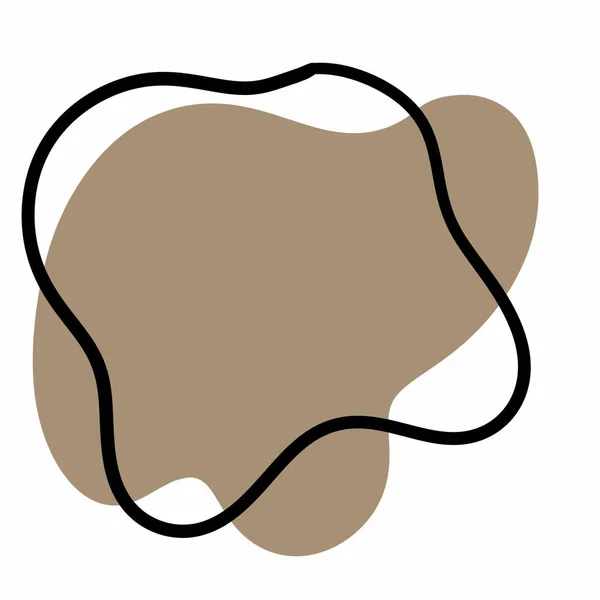 Coffee Bean Icon Line Style — Stock Photo, Image