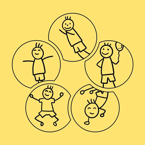 art happy family concept design
