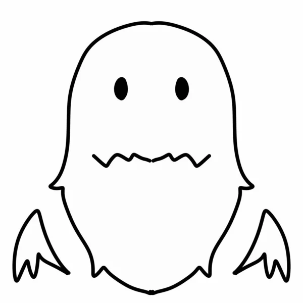 Ilustración Fantasma Dibujos Animados — Foto de Stock