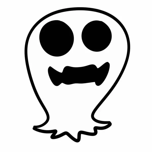 Ghost Web Icon Simple Illustration — Stock Photo, Image