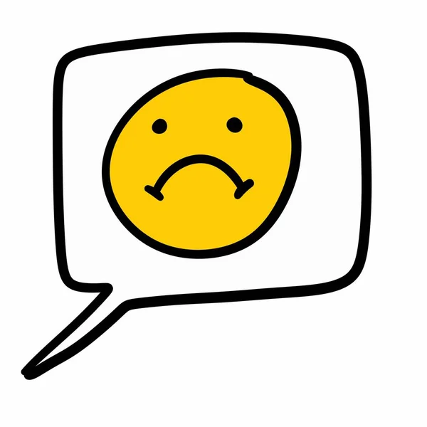 Smiley Emoticon Witte Achtergrond Emoji Illustratie — Stockfoto