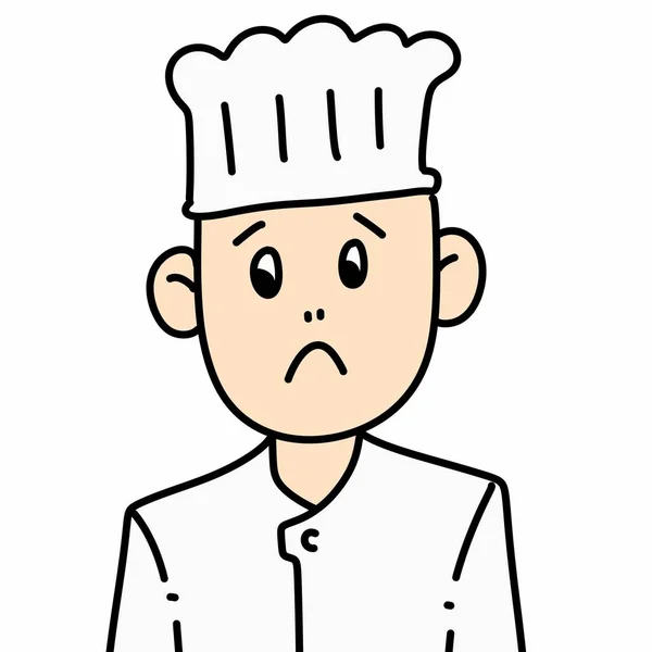 Ilustración Lindo Chef Dibujos Animados —  Fotos de Stock