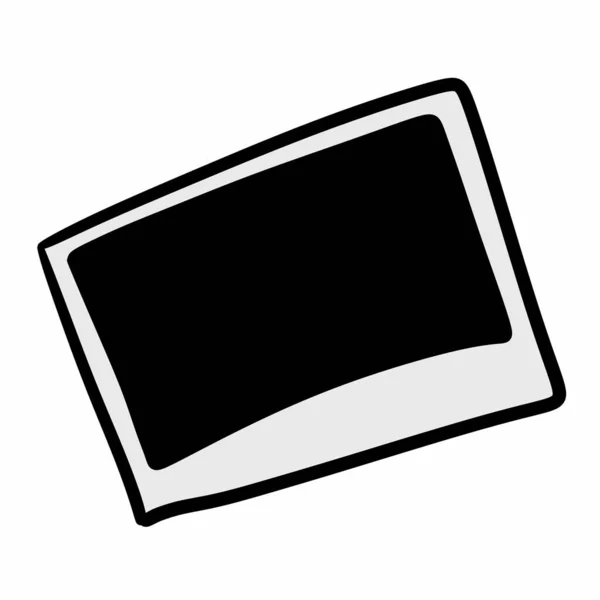Rabisco Desenho Animado Cartão Nota Branco — Fotografia de Stock