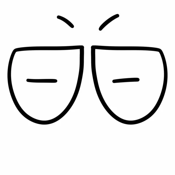 Art Eyeglasses Icon Illustration Design — Stock Photo, Image
