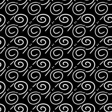 Soyut basit öğelerin kusursuz deseni.