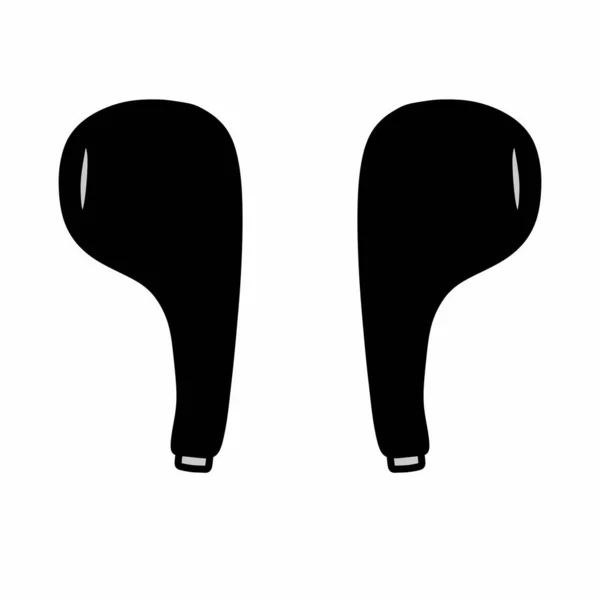 Иконка Двух Ушных Капсул — стоковое фото