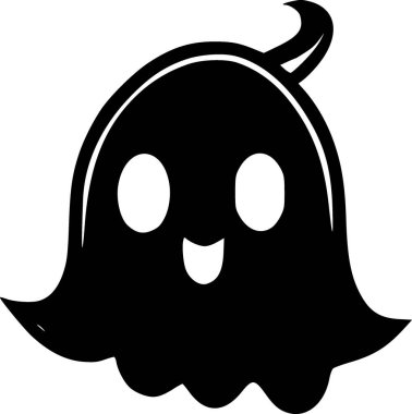 Cadılar bayramı hayalet simgesi katı bir şekilde