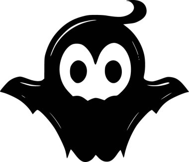 Cadılar bayramı hayalet simgesi katı bir şekilde