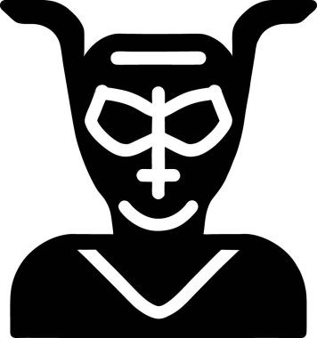 Hayalet korku simgesi katı bir şekilde