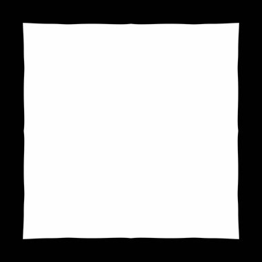 boş kağıt çerçeve beyaz üzerine izole