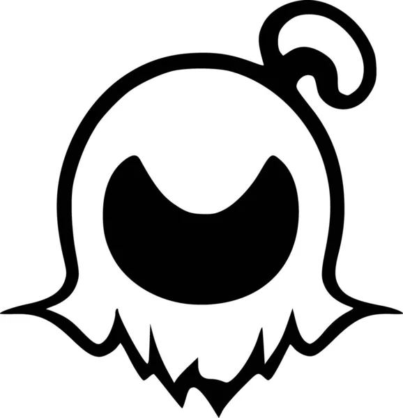 Ikona Ducha Halloween Stałym Stylu — Zdjęcie stockowe