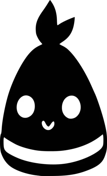 Monster Cartoon Web Icon Simple Design — Stock Photo, Image