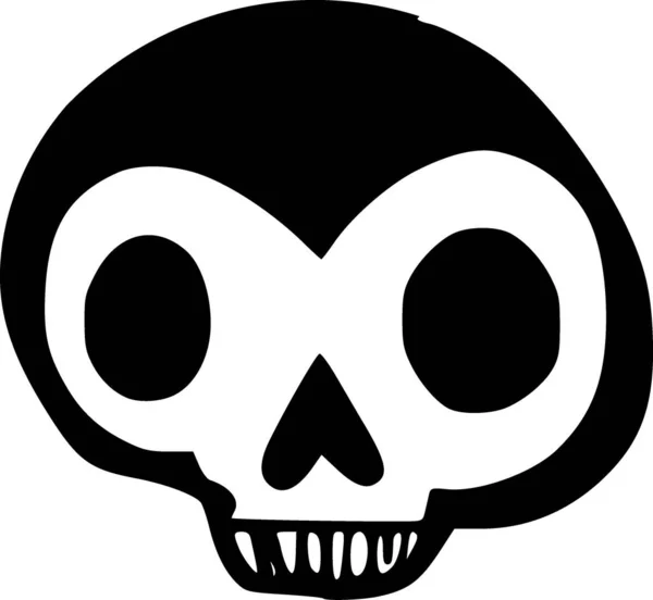 Skull Icon Vector Illustration — Stock Photo, Image