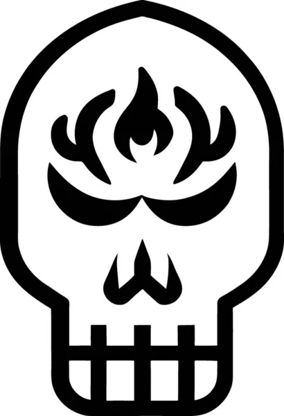 Icono Cráneo Mexicano — Foto de Stock